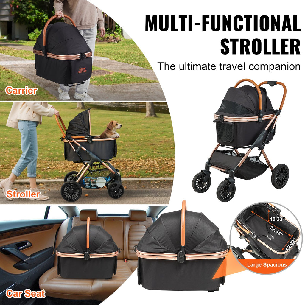 Poussette pour animaux de compagnie