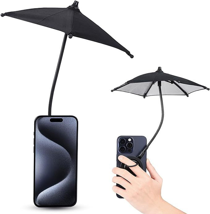 Mini téléphone mobile parapluie anti-éblouissement de moto