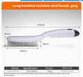 Brosse en fil d'acier avec poignée en acier inoxydable manche droite brosse-1 pack