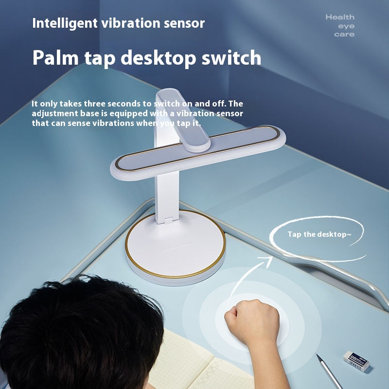 Lecture étudiante Dortoir pliant côté lit Charging Smart horloge protection des yeux lampe de bureau