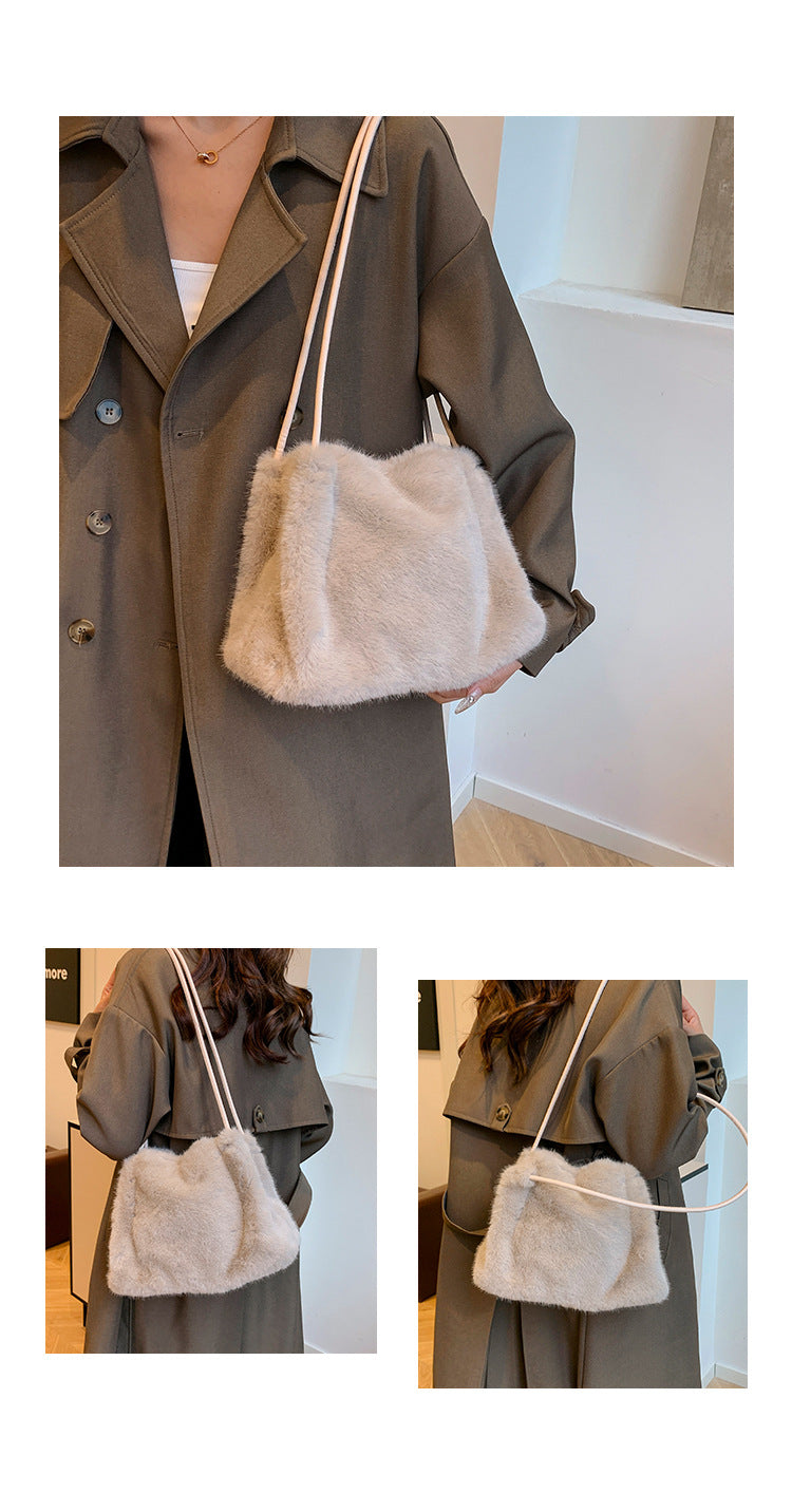 Sac en peluche Milan Mink pour l'automne Et l'hiver