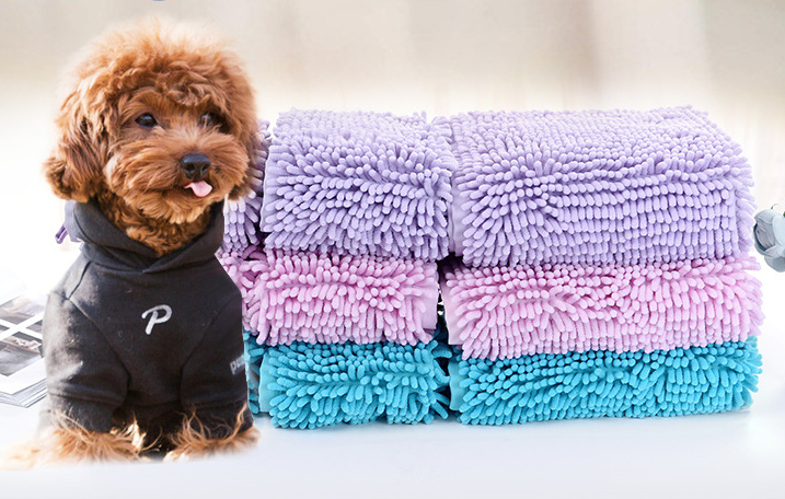 Serviette de bain pour chat de chien