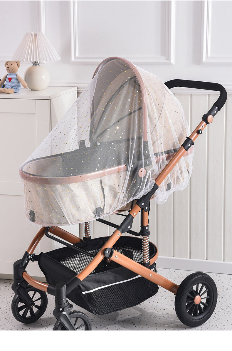 Infantile Mosquito Net Poussette d'impression de type complet