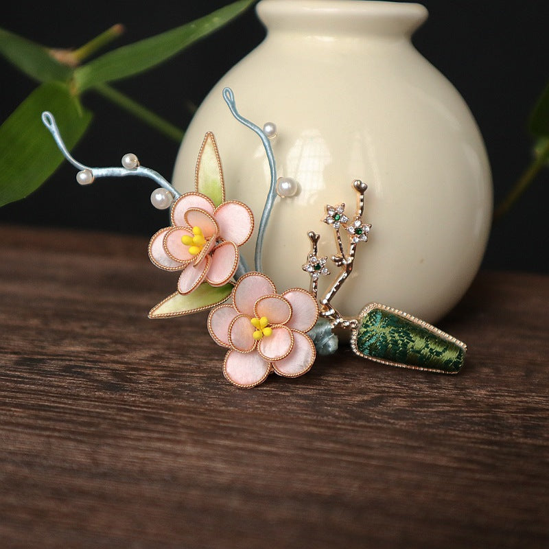 Broche esthétique de style oriental pour styling et accessoires
