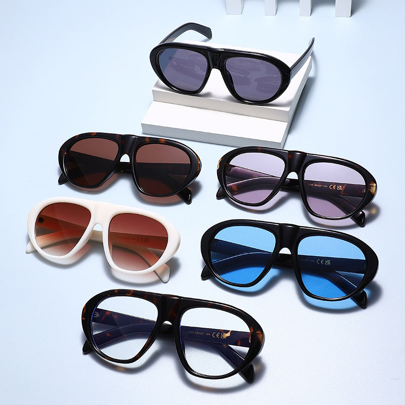 3706 Lunettes de soleil Aviator surdimensionnées