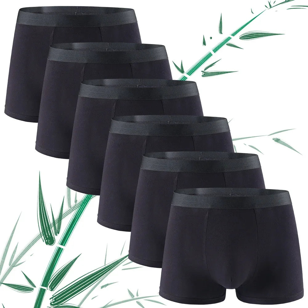 Sous-vêtements Homme prolongé Bamboo Fibre Sports Breathable Mid Waist