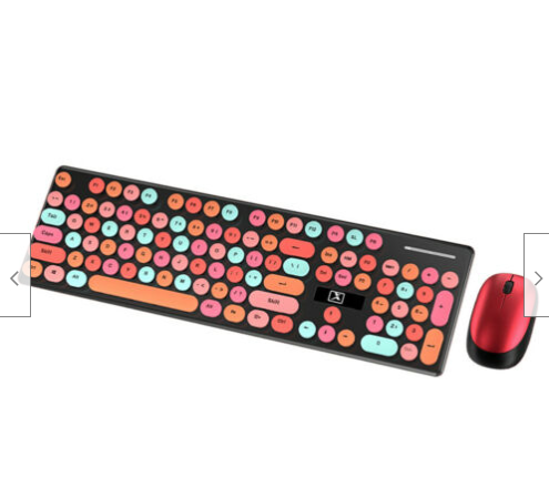 Clavier et jeu de souris sans fil pour manipulateur punk