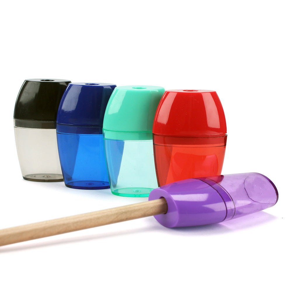 Aiguisseur de crayon en plastique Classic multi-couleur Aiguisseur de crayon fournitures scolaires