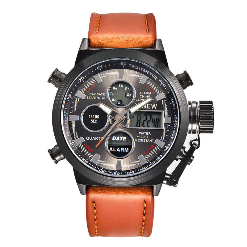 Montre de ceinture de mode multifonctionnelle pour hommes