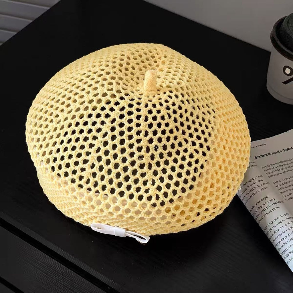 Beret tissée pour femmes style été