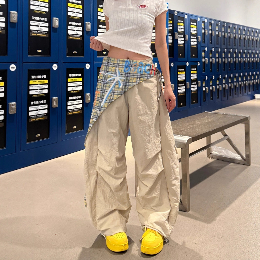 Pantalons à plis larges pour femmes