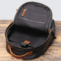 Sac à dos de voyage en cuir véritable pour hommes