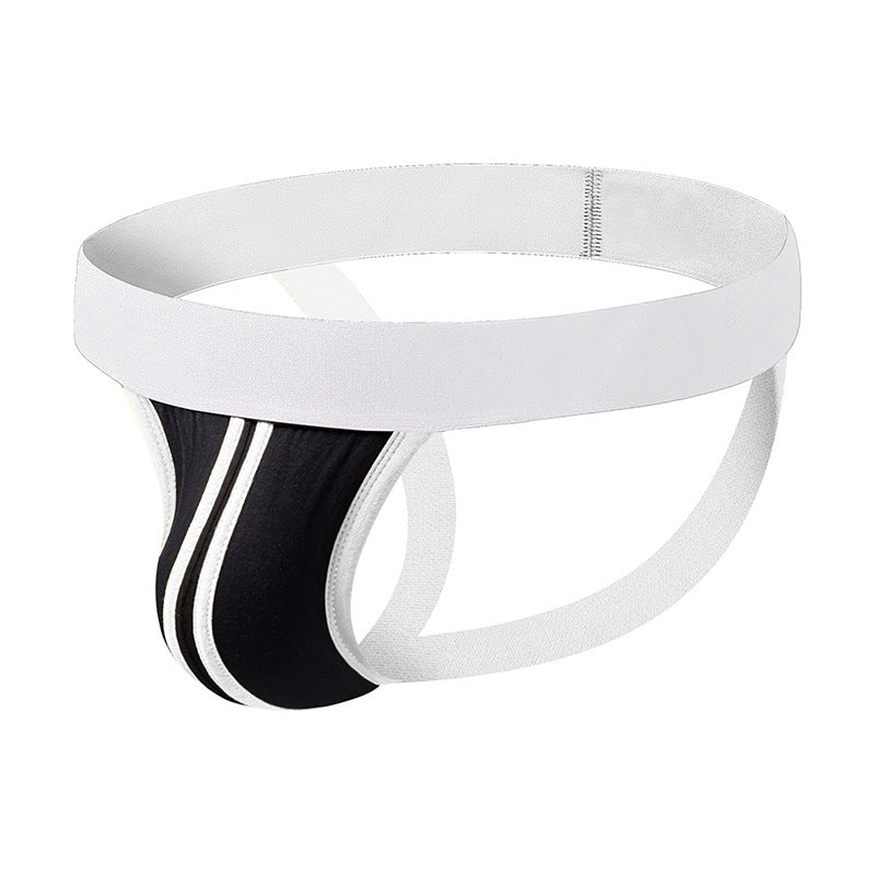 Hommes Sexy Double Ding Solid Couleur Coton U Pouch Sexy