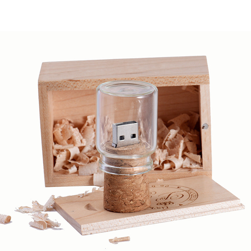 Disque de stockage de bouteille de lettering en bois personnalisé