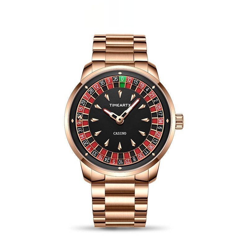 Montre Quartz à ceinture étanche à lumière unique