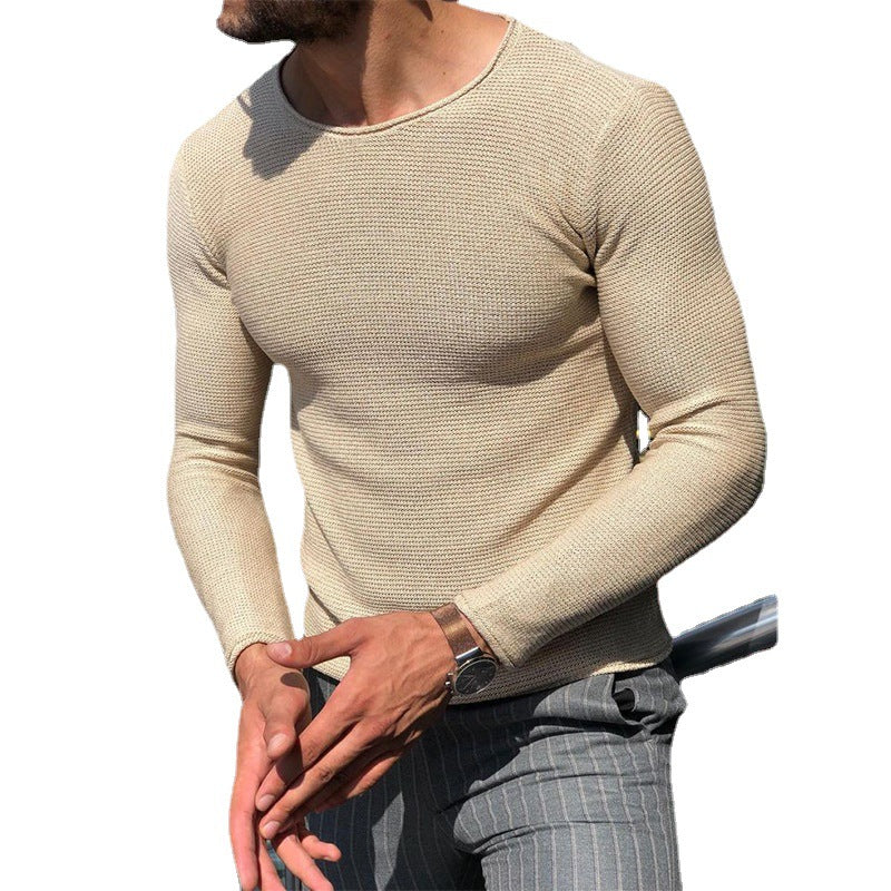 Chandail casual cou d'équipage pour hommes mode