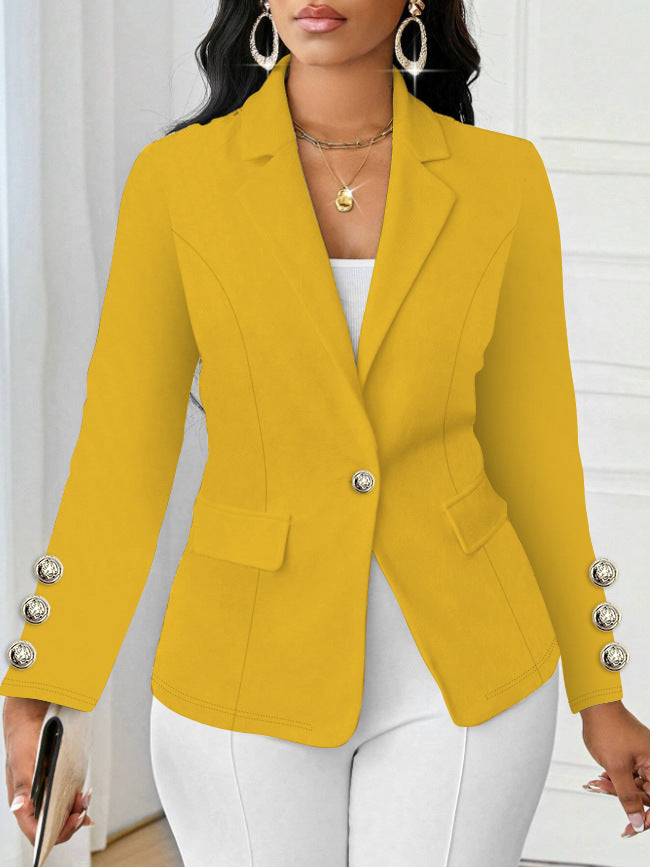 Veste de patchwork à manches longues à double manche pour femmes