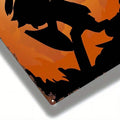 CIFbuy Halloween Lien Silhouette métal panneau 8x12 pouce