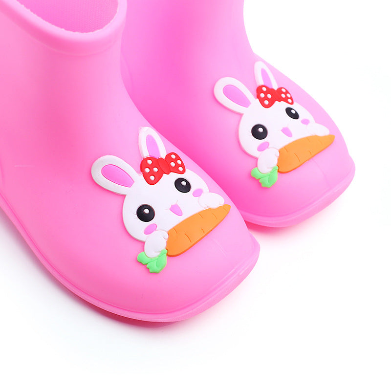 Bottes de pluie pour enfants Courte antidérapante