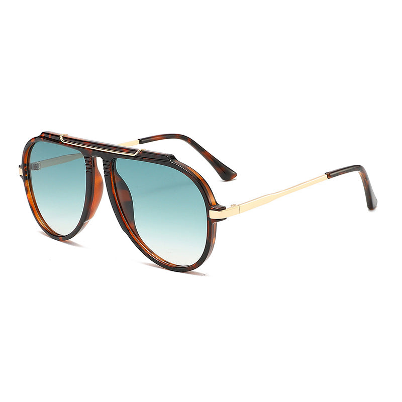 3654 Métal Double-Bridge Aviator Lunettes de soleil Commerce électronique Commerce extérieur Amazon Mode Uv400