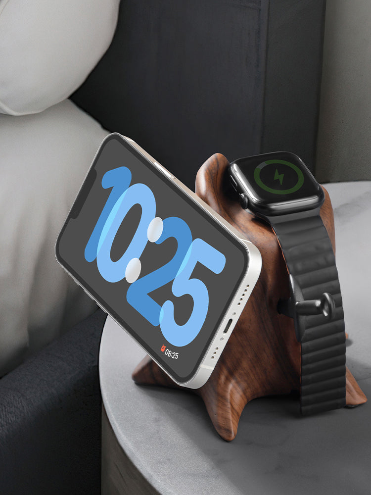 Creative Magsafe Magnetic Chargeur sans fil Stump Forme Support de téléphone mobile