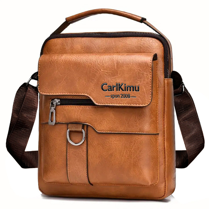 Hommes Epaule High-End Business Crossbody Sac Vintage Satchel