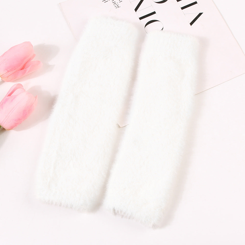 Gants en peluche pour femmes Versatile et chaud
