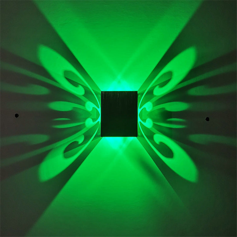 Led Butterfly Lampe murale intérieure créative Fond mural