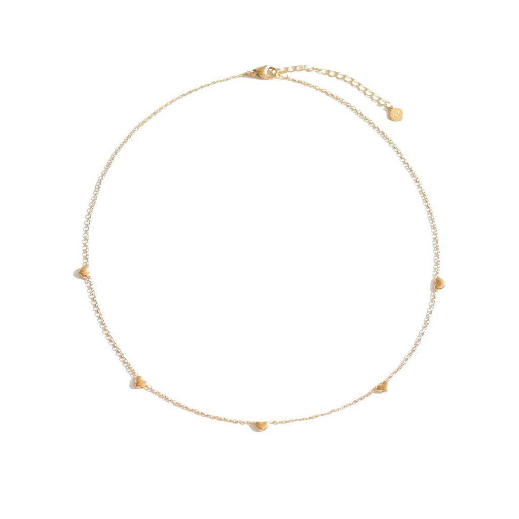 Cool-style 5 Petit coeur Collier délicat pour les femmes