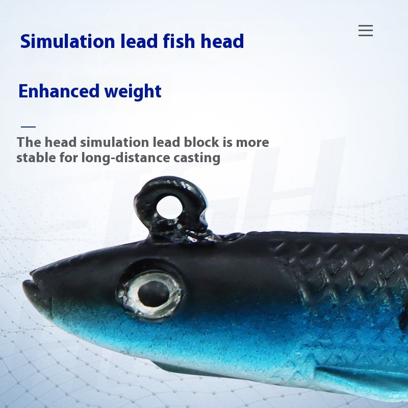 T-tail Soft Fish Jig Hook Lure Lure artificielle