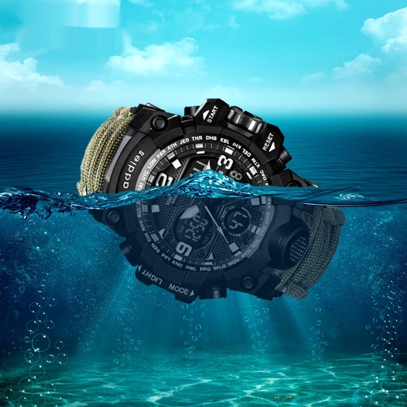 Multifonctionnel Sports Watch Outdoor Mountainering Tactical Homme Waterproof