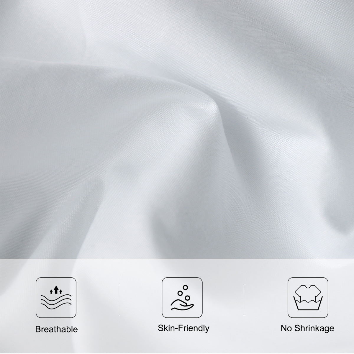 Ensemble de draps plats avec des draps de matelas de poche profonde