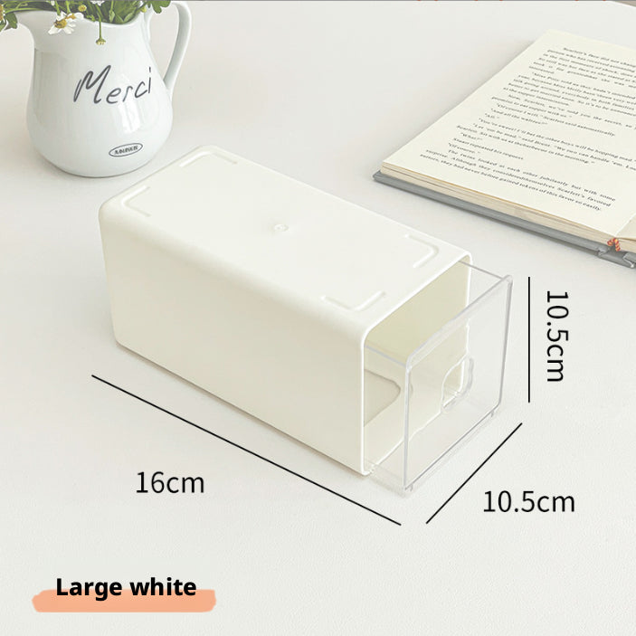Tiroir de bureau à quatre feuilles de trèfle Box-1009 Grand-1 couleur crème