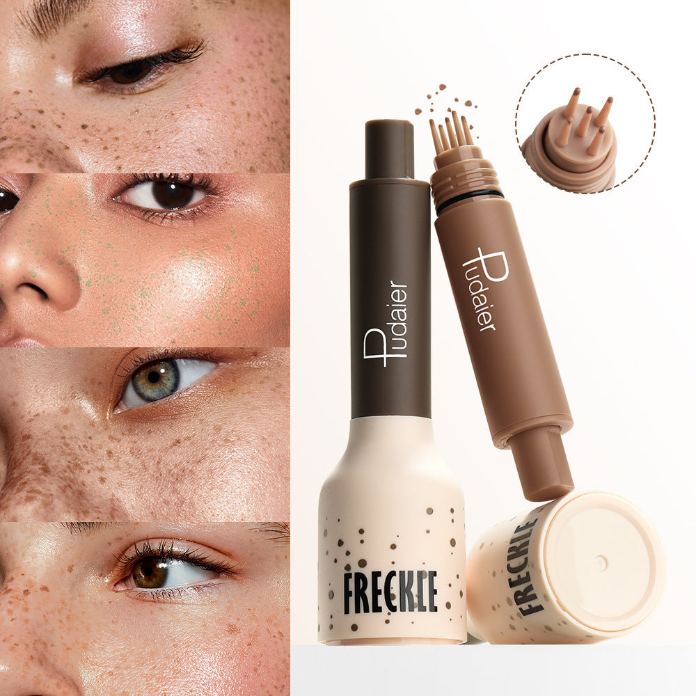 Stamp de simulation naturelle 4 couleurs Maquillage Freckle stylo