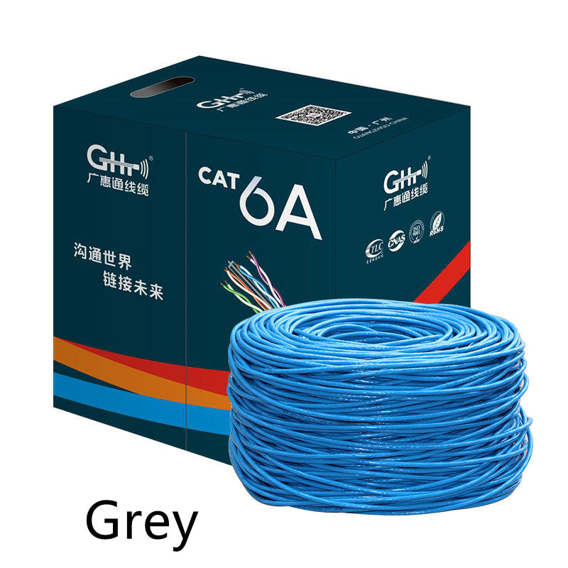 Câble réseau en cuivre non blindé sans oxygène Gigabit Standard National Super Six Network Ca