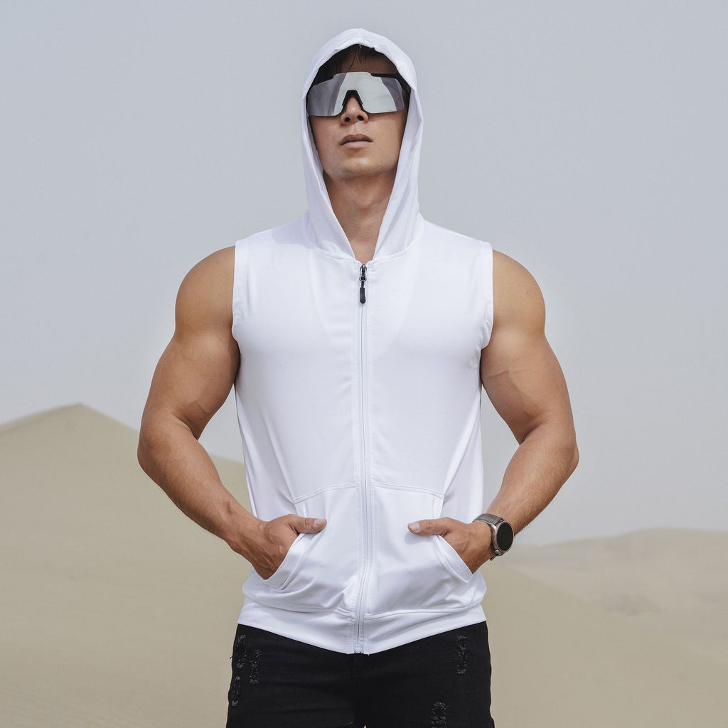 Hommes Sporty Casual Zip-Up Hoodie