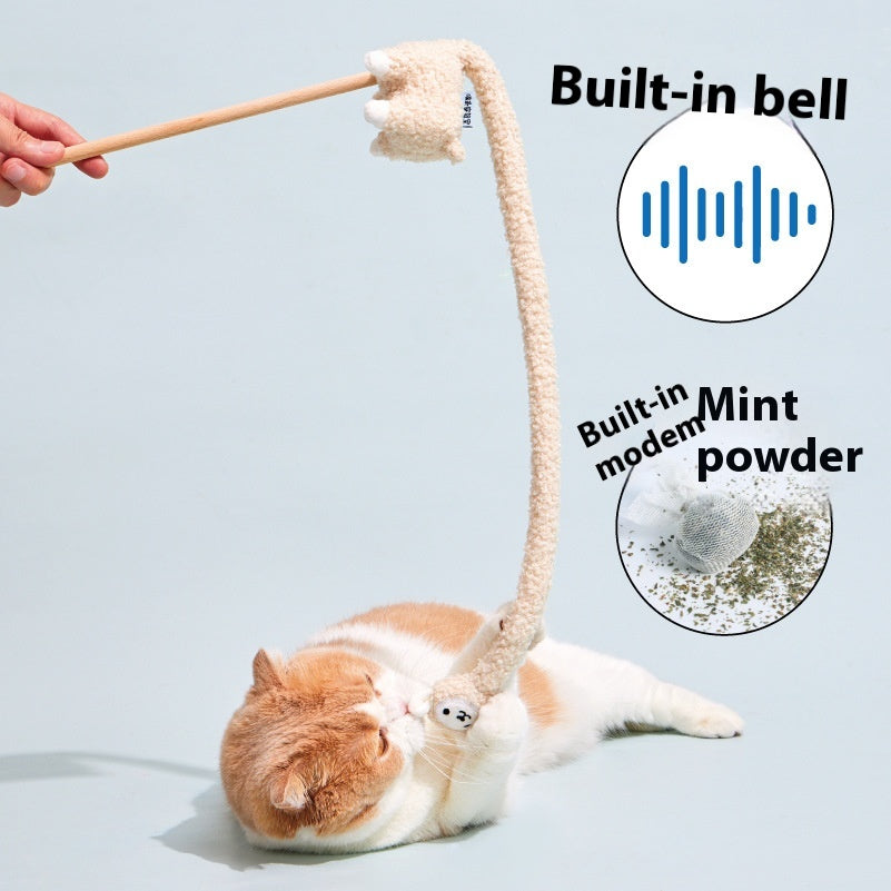 Laboratory Poop Alpaca Cat Teaser Chat Sound Toy