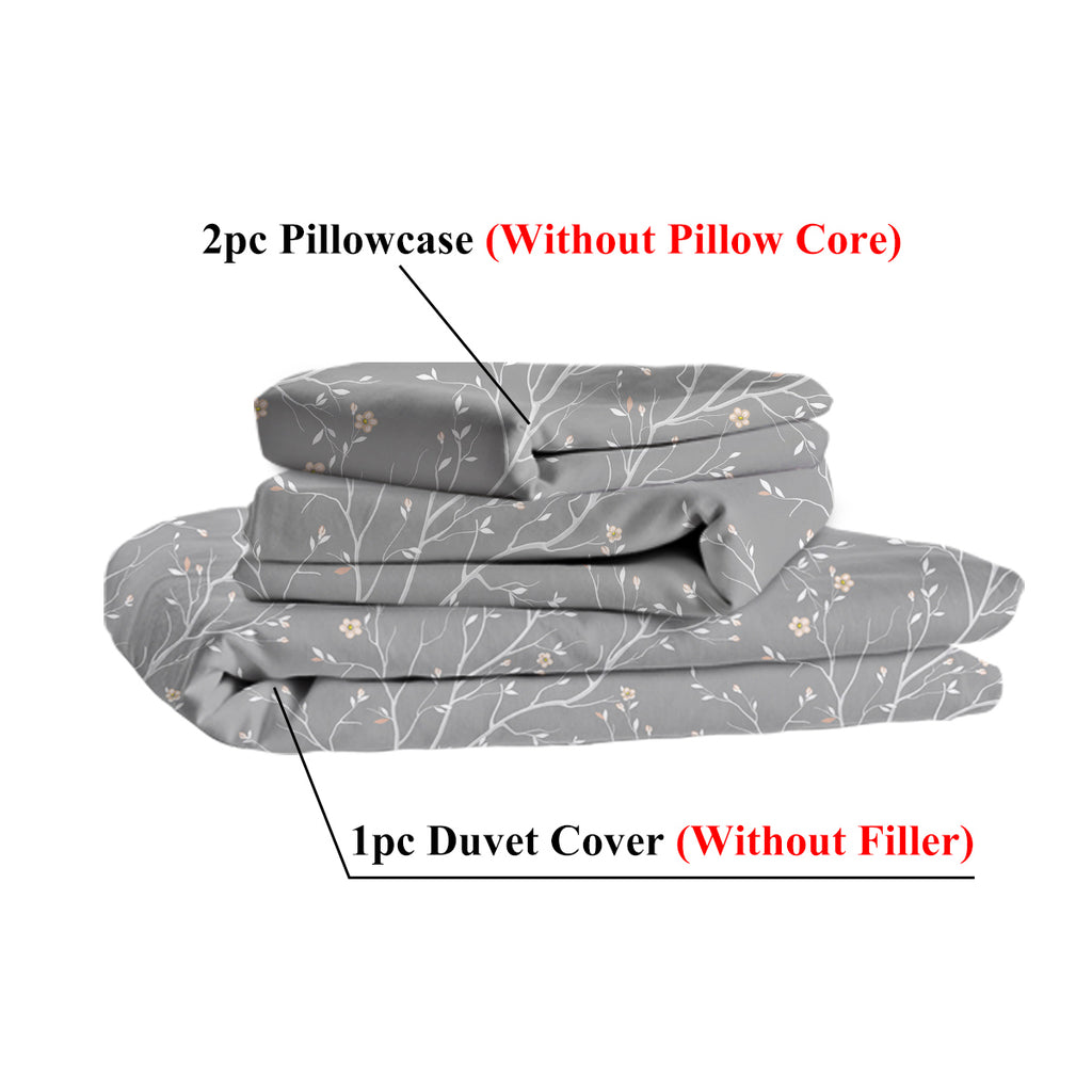 Grey bed set