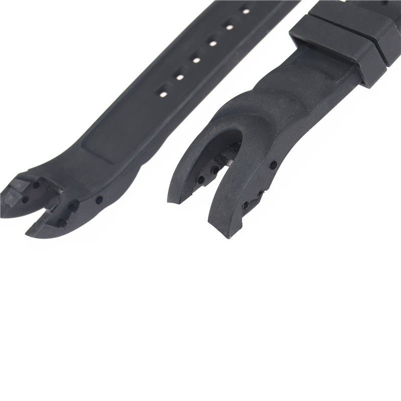 Bande de montre d'inverseur en silicone souple de fourche