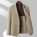 Manteau simple en laine à double face pour les affaires