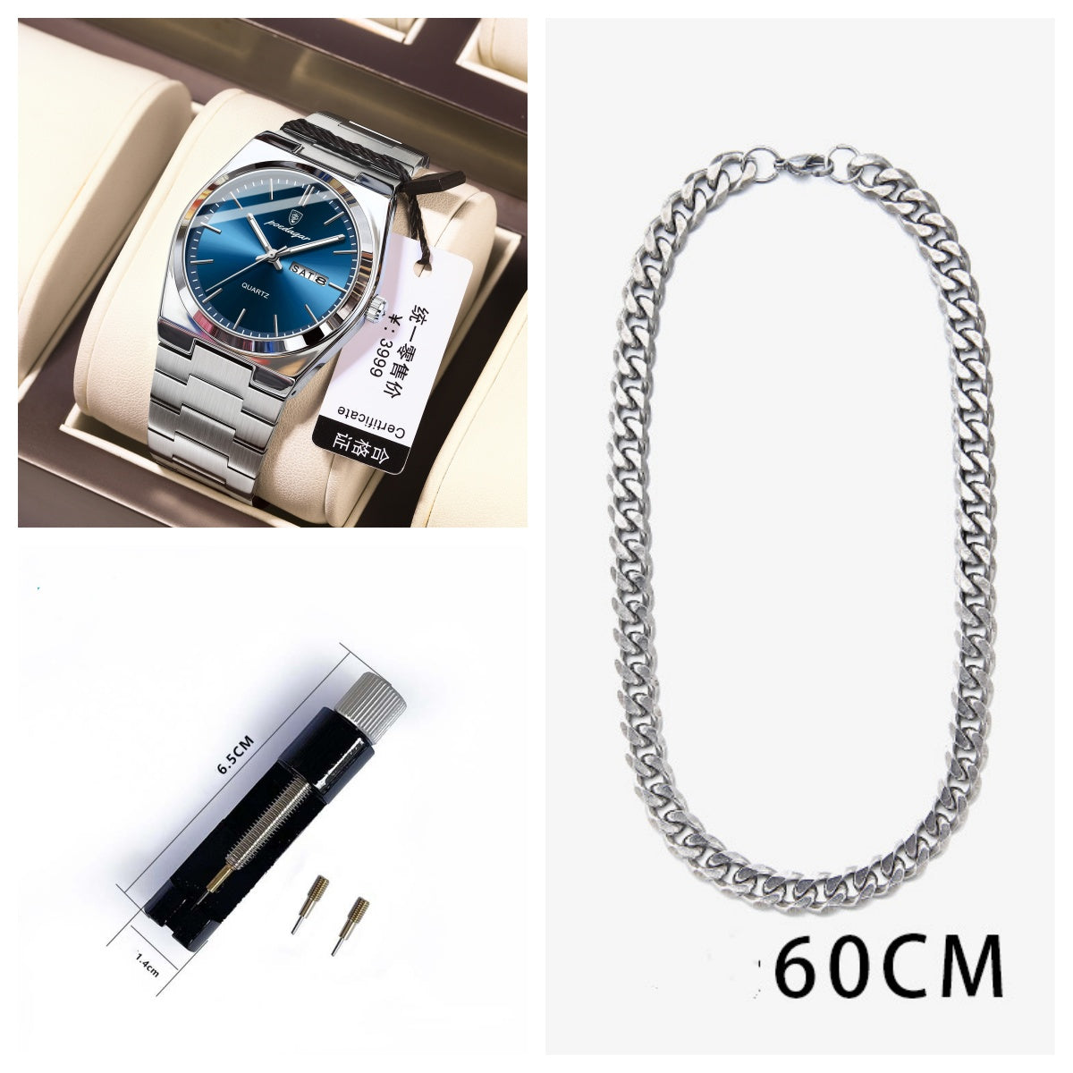Montres Homme ultra-mince étanche Lumineux