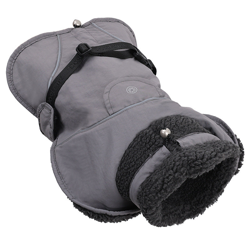 Costumes de chien rembourrés en coton sortir en automne et l'hiver chaud et froid-proof Costume