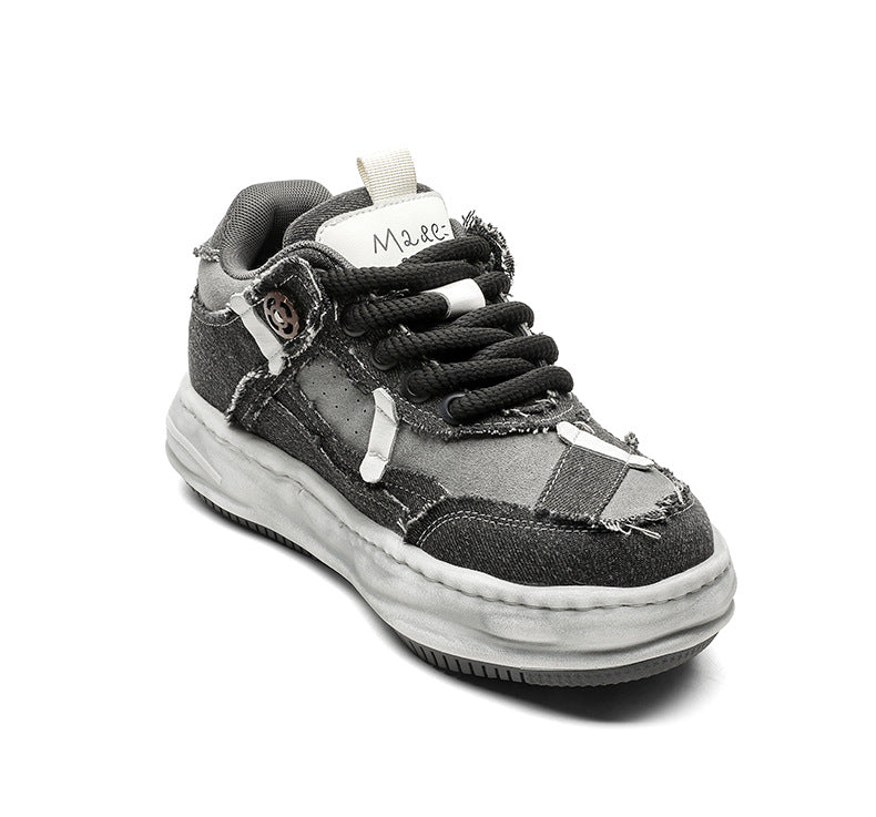 Design d'intérêt spécial 7cm Invisible Hauteur Augmenter Détresse Désolée Chaussures de pension