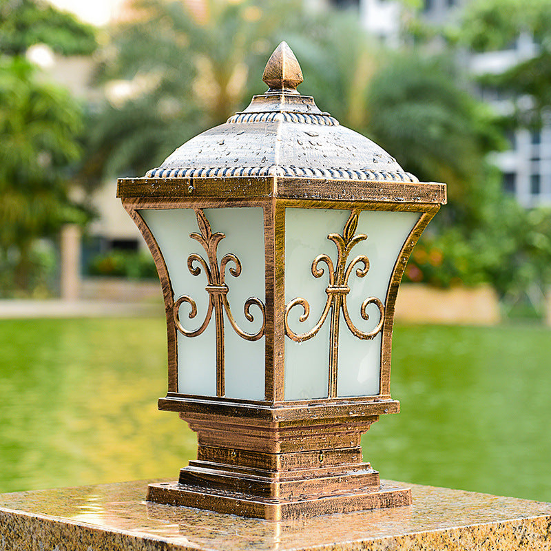 Phares de la colonne solaire Projecteurs muraux de jardin