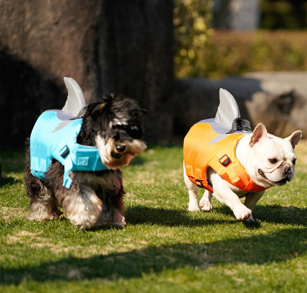 Volant Shark Fin Life Veste Dog Maillot de bain extérieur
