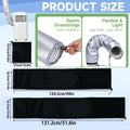 Couverture de tuyau du climatiseur portable