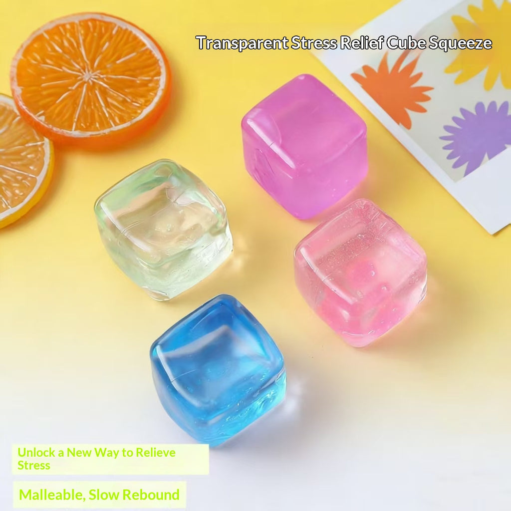 Jouet de colle doux anti-stress en cube d'eau