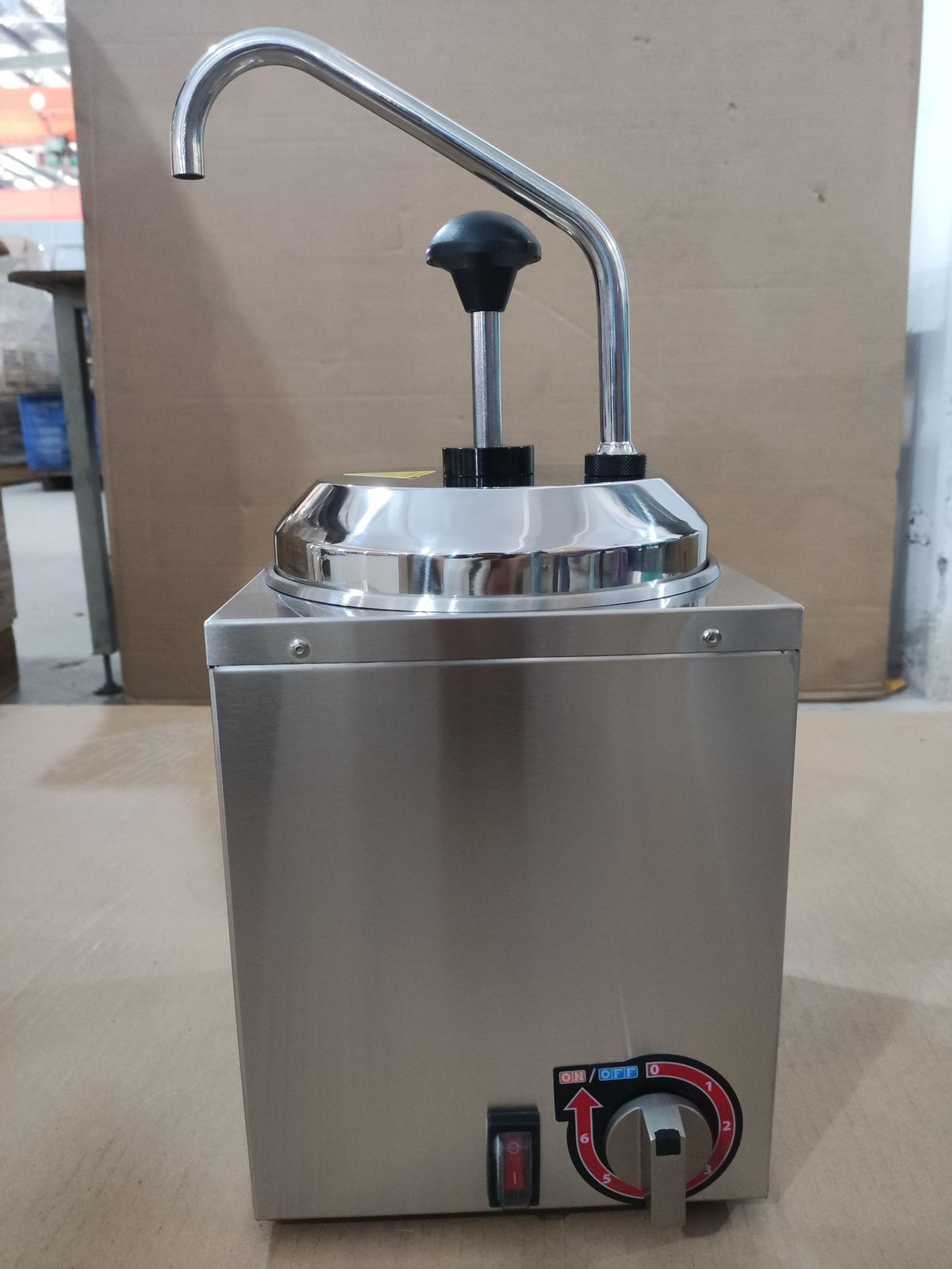 Machine à fondre le fromage électrique en acier inoxydable