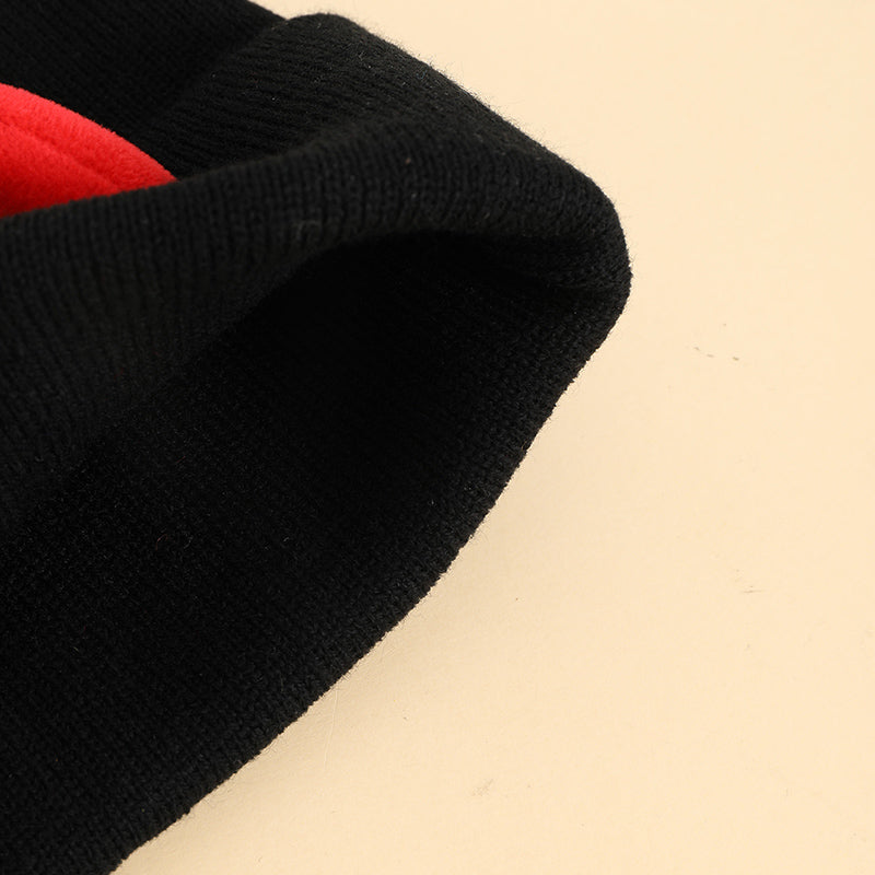 European and American Hip-hop Little Devil Beanie with Horn Shape