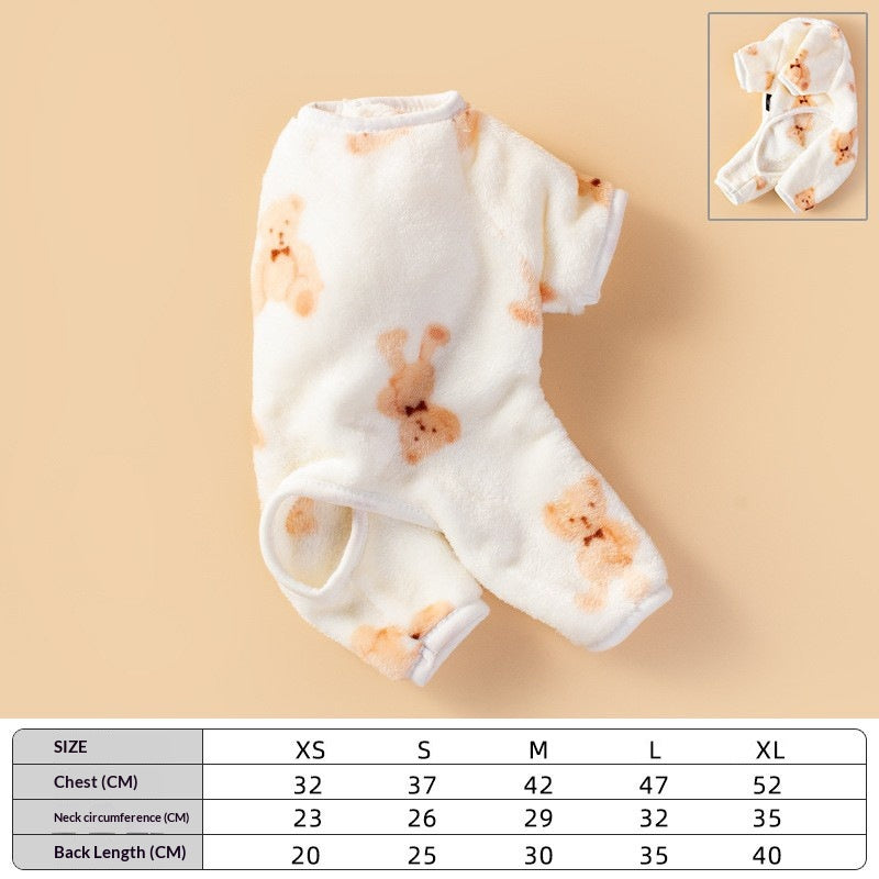 Outfit à quatre pattes pour oursons